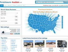 Tablet Screenshot of foreclosure-auction.net